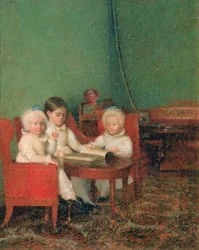 Bambini in un interno, 1800-10